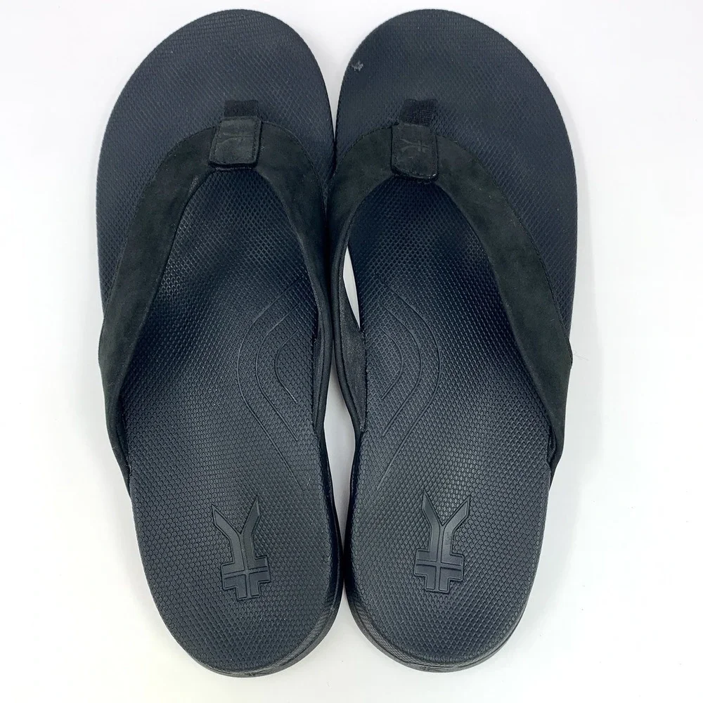 Kuru Kala 2 Mens Size 12 Black Beach Walking Outdoor Flip Flop Thong Sandals
